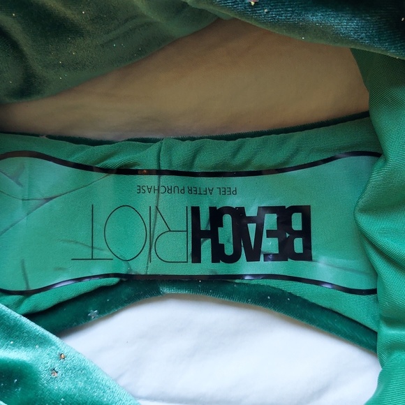 NWOT Beach Riot Set Small velvet sparkle - Picture 6 of 8